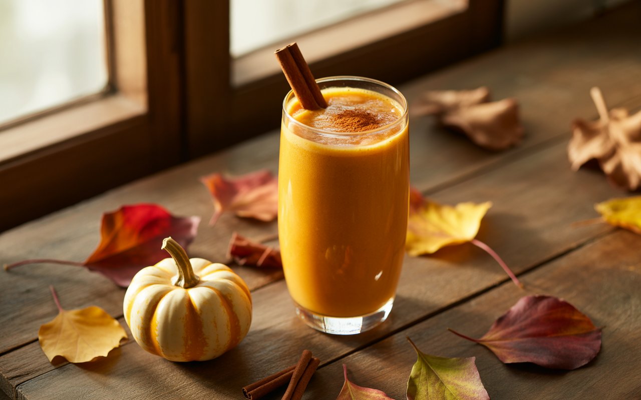 Leftover Pumpkin Smoothie 1