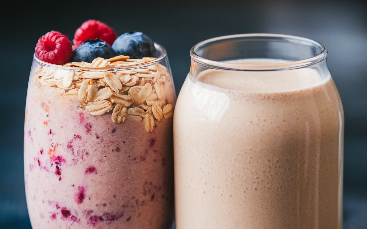 Meal Replacement Smoothies vs. Protein Shakes