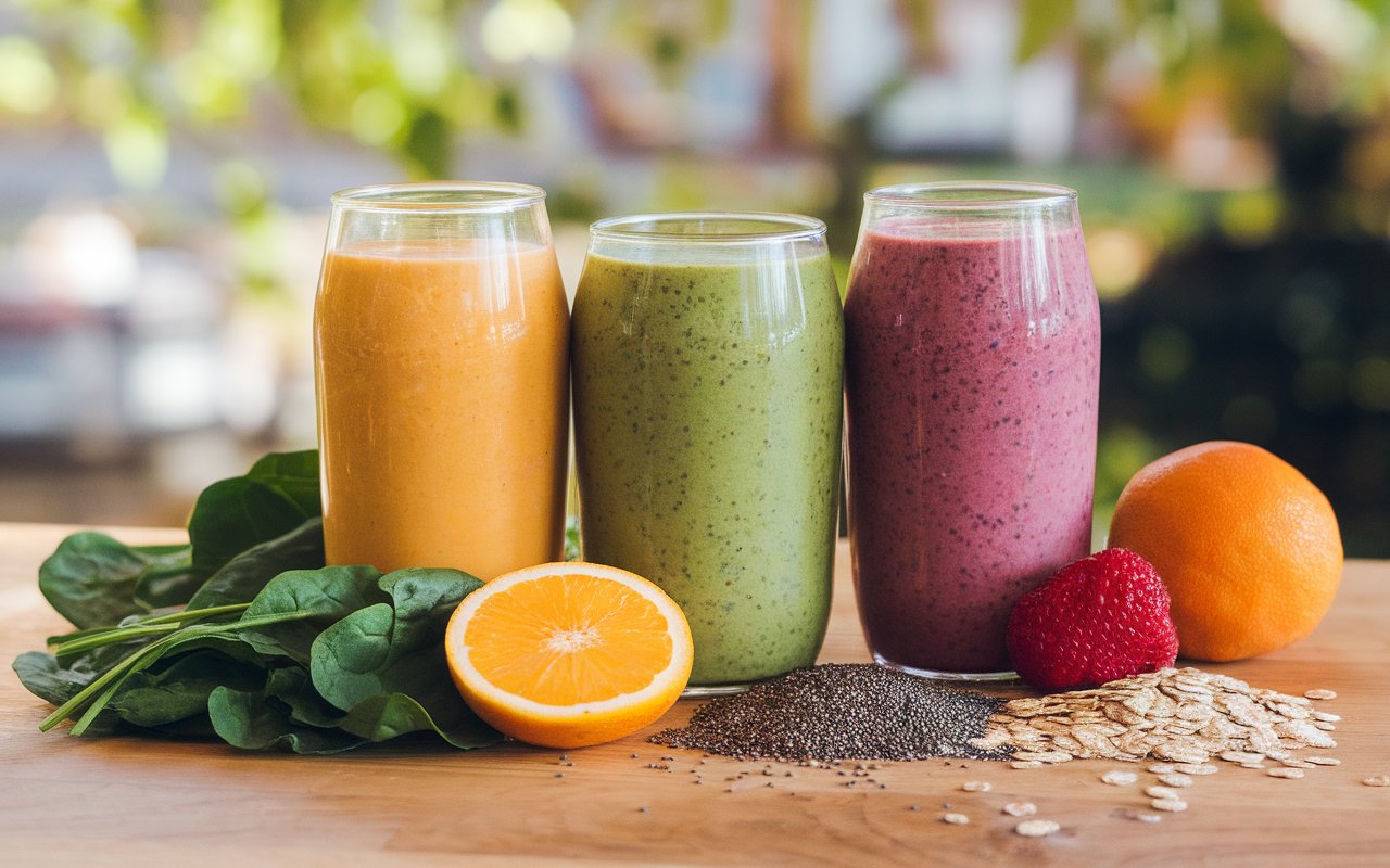 Energizing Vegan Smoothies
